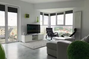 Appartement in Militari mit Garten